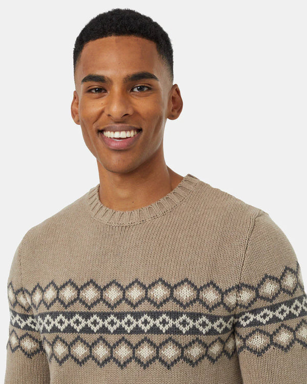 Highline Intarsia Crew Sweater